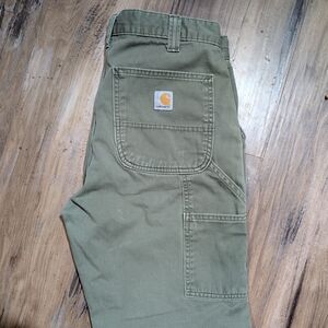 Carhartt Workwear Carpenter Mens Pants Lite Green  33X32